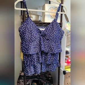 Swimwear 2 piece  blue size 16